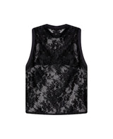 Womens Sheer Black Tank Top - Special Collection - Black 63_704H501_NEG194007_7