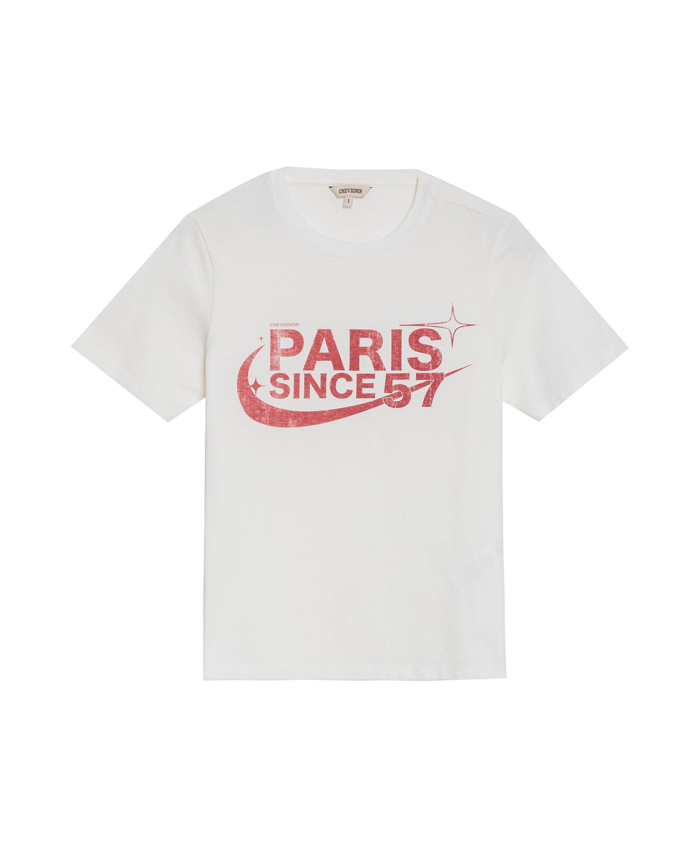 Women's T-Shirt, Short Sleeve, Paris Since 57 709G004 - 2