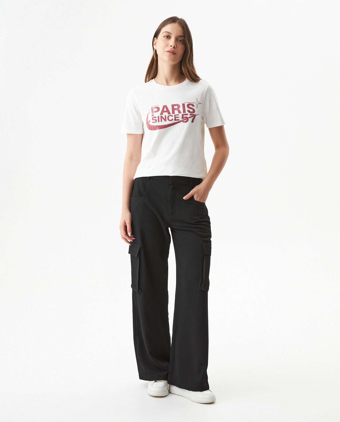 Women's T-Shirt, Short Sleeve, Paris Since 57 709G004 - 3