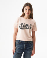 Women's Short Sleeve T-Shirt - Pink 709G004 - 1