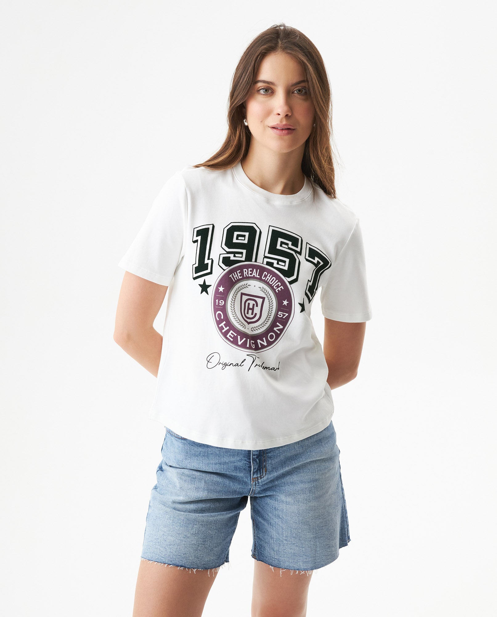 Women's Short Sleeve T-Shirt - Raw 709G006 - 1
