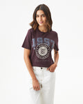 Women's Short Sleeve T-Shirt - Purple 709G006 - 1