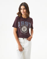 Women's Short Sleeve T-Shirt - Purple 709G006 - 1