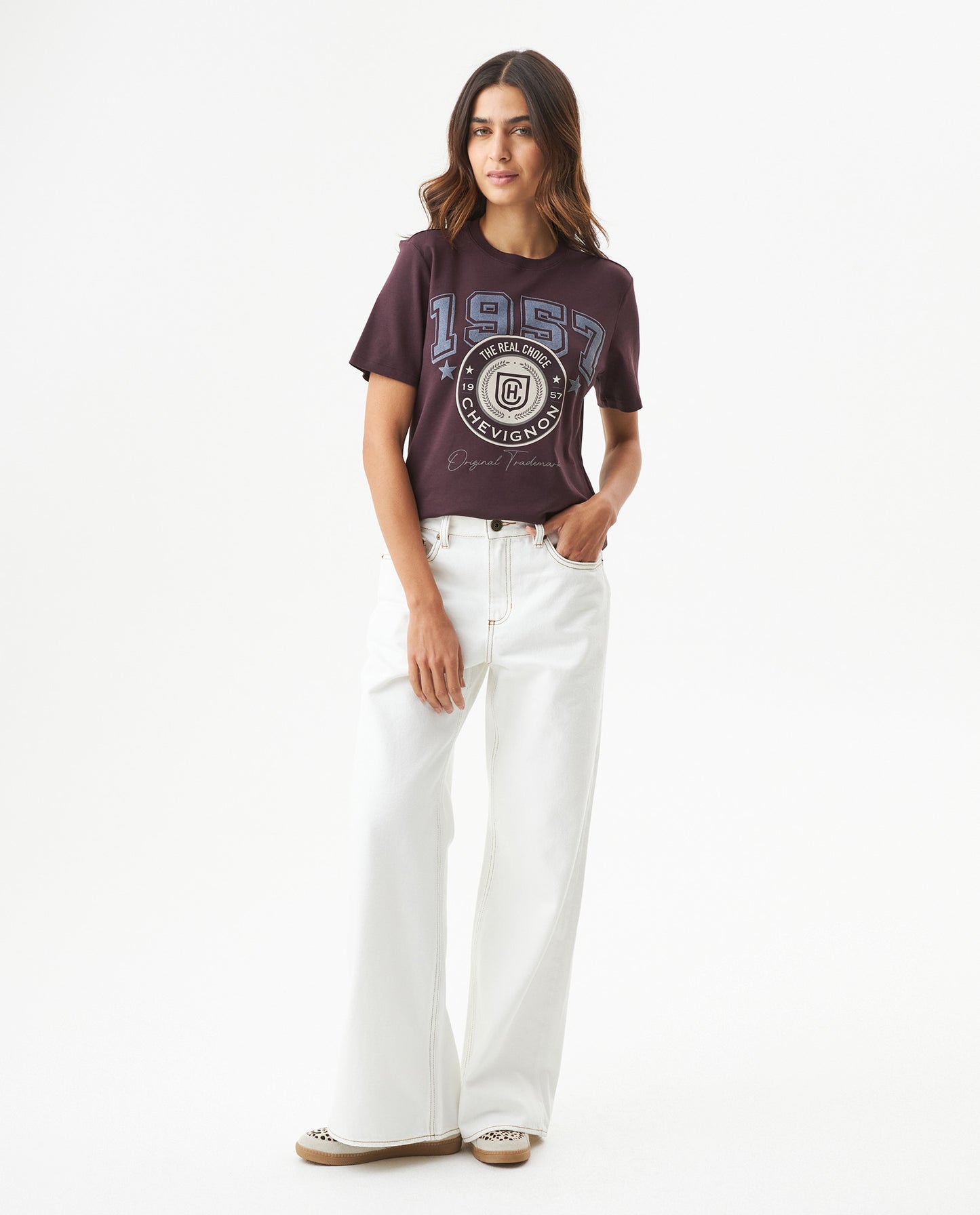 Women's Short Sleeve T-shirt - Purple - 3