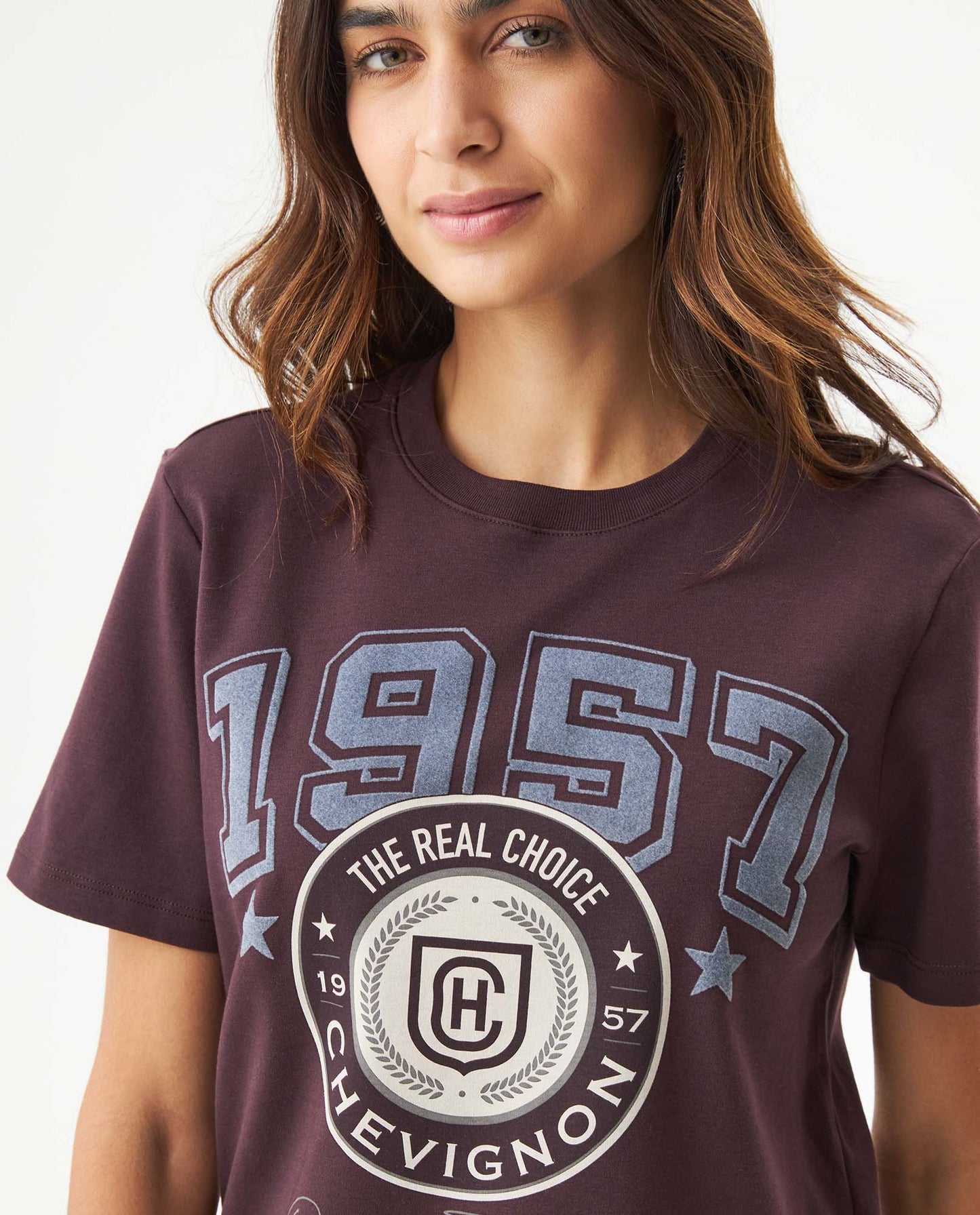 Women's Short Sleeve T-shirt - Purple - 4