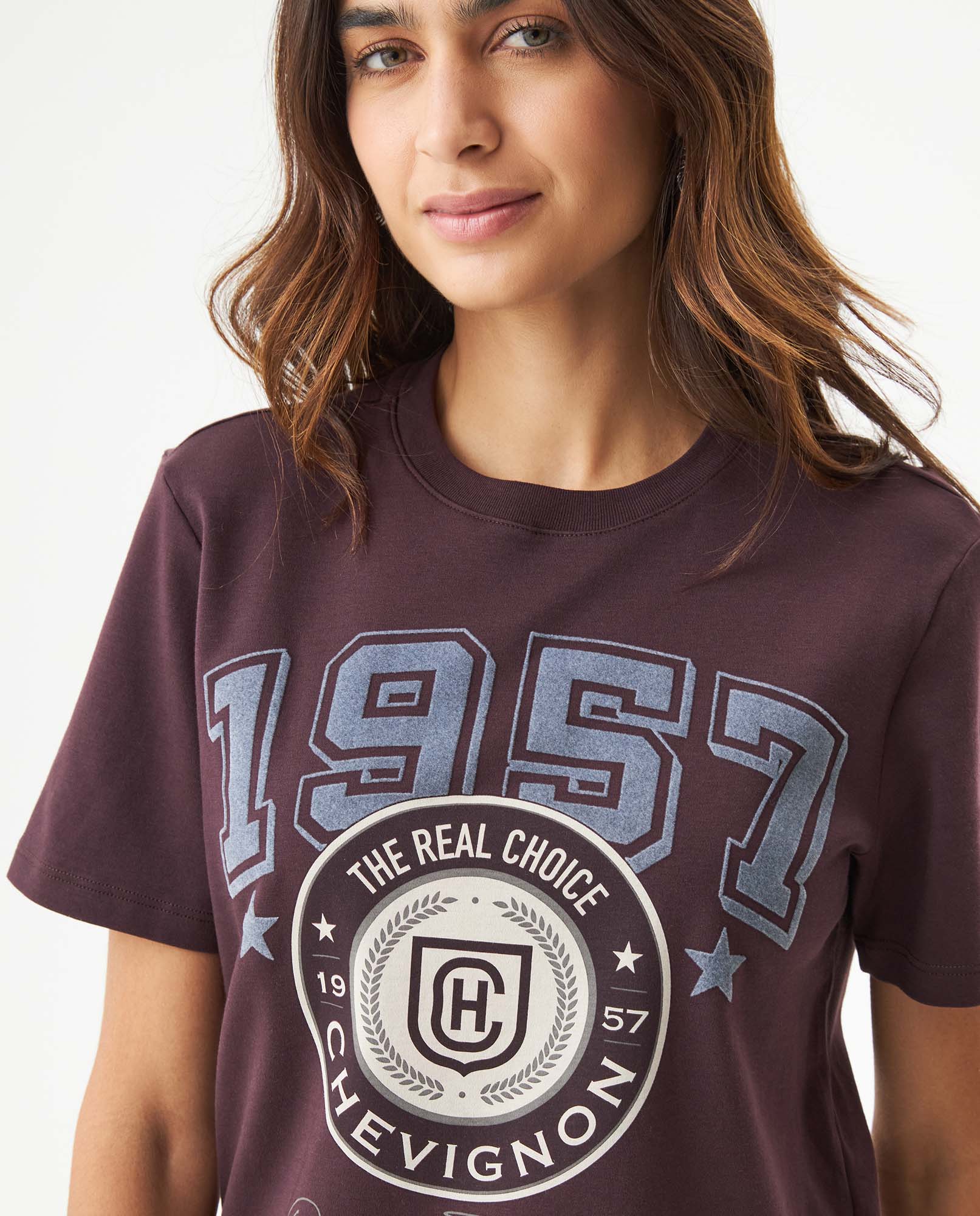 Women's Short Sleeve T-Shirt - Purple 709G006 - 4