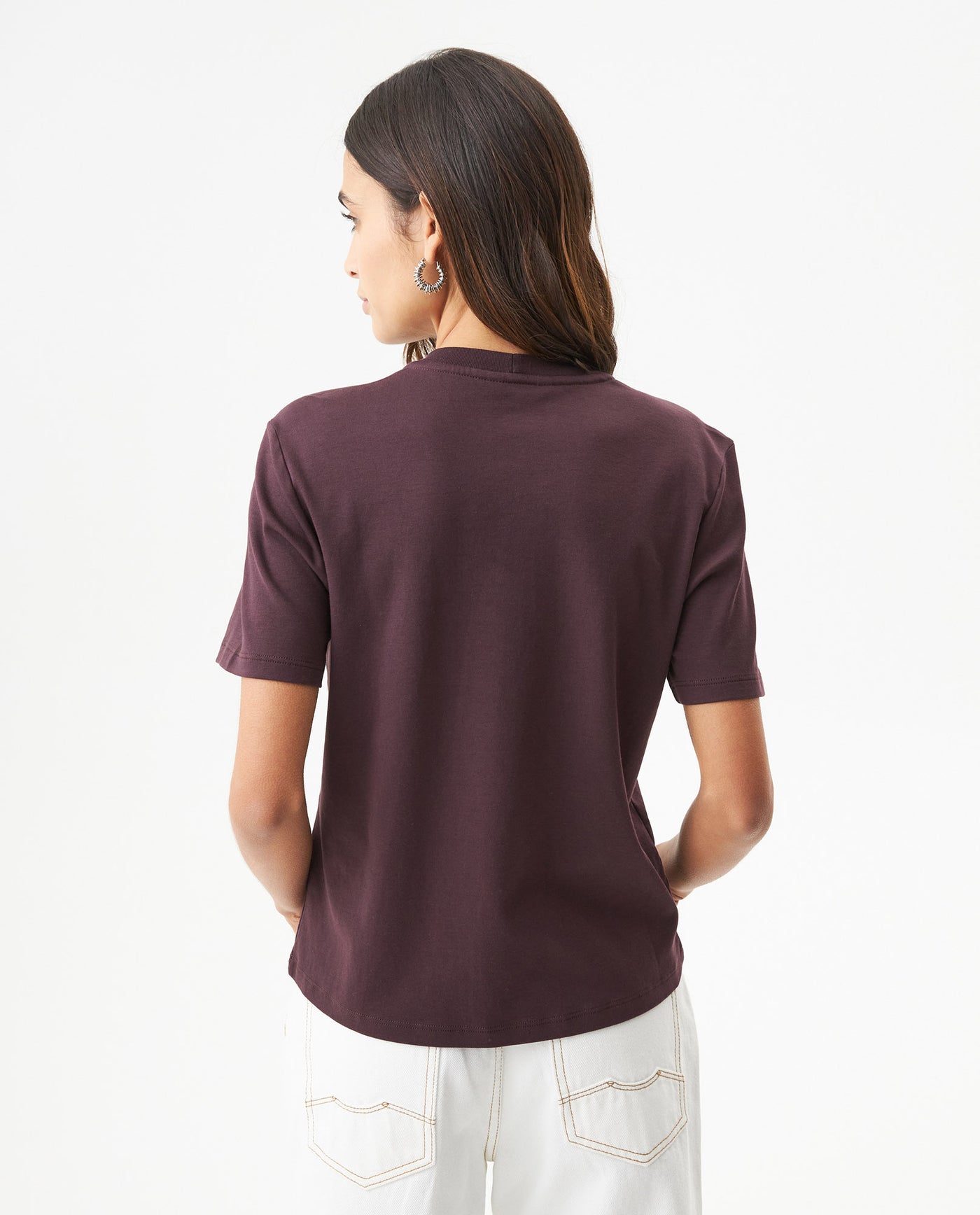 Women's Short Sleeve T-Shirt - Purple 709G006 - 5