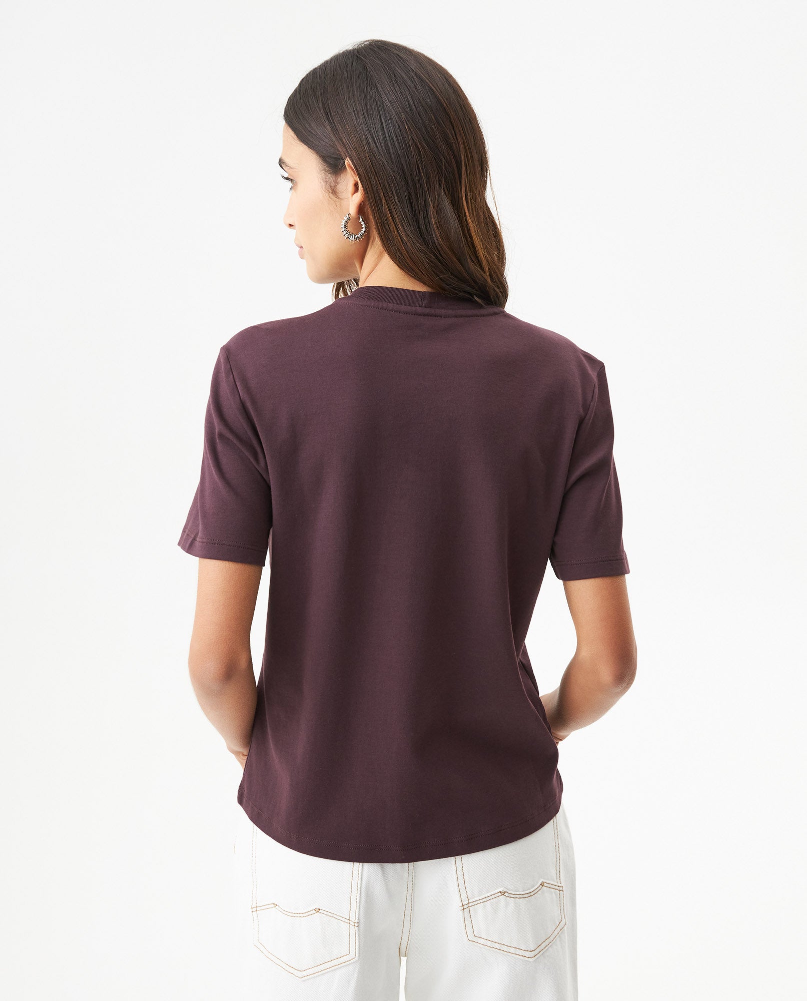 Women's Short Sleeve T-Shirt - Purple 709G006 - 5