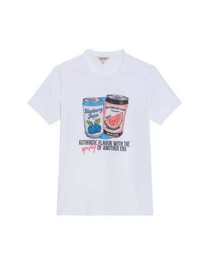 Women's Short Sleeve T-shirt - White - 1