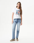 Women's Short Sleeve T-Shirt - White 709G008 - 3