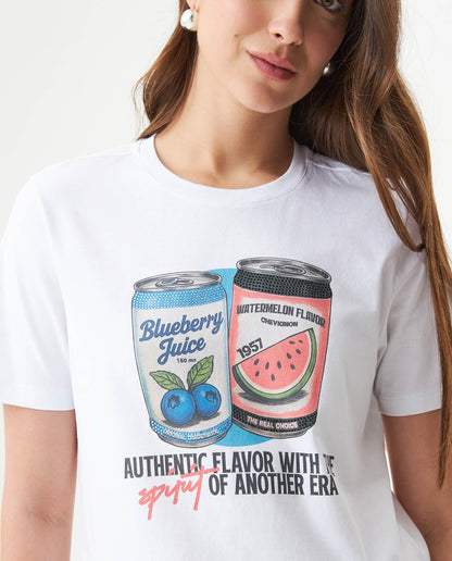 Women's Short Sleeve T-shirt - White - 4