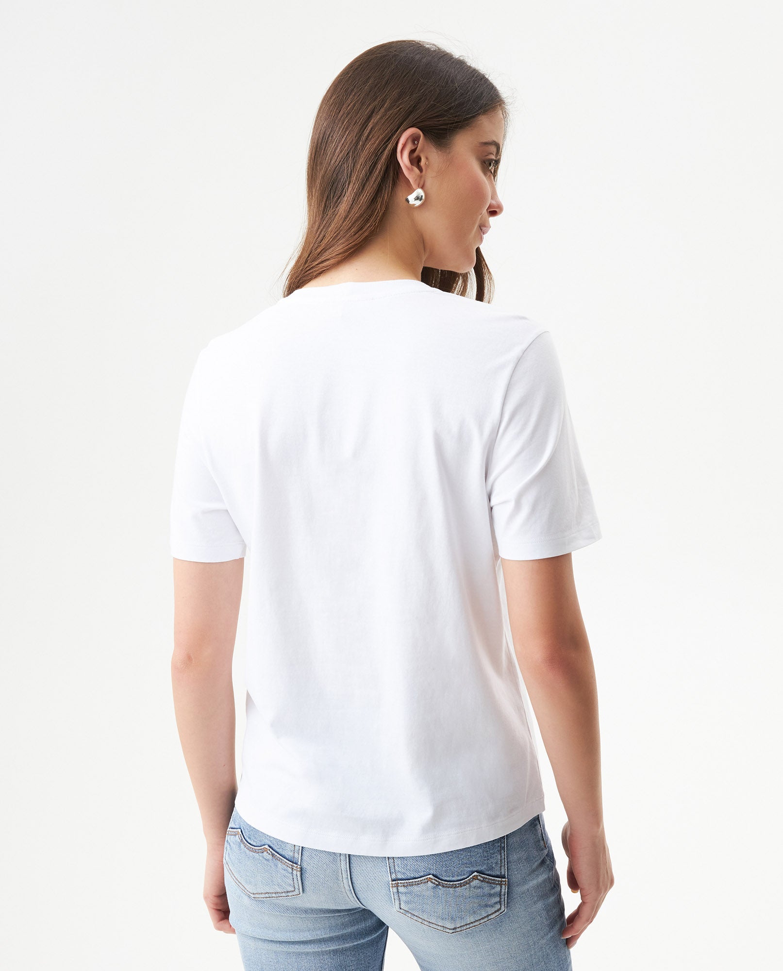 Women's Short Sleeve T-Shirt - White 709G008 - 5