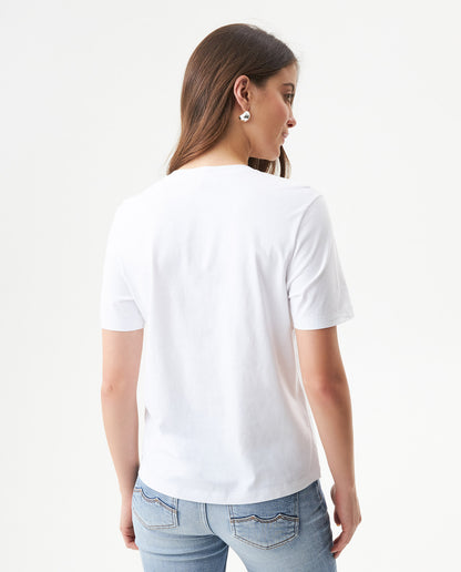 Women's Short Sleeve T-shirt - White - 5