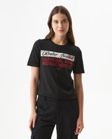 Women's Short Sleeve T-Shirt - Black 709G009 - 1