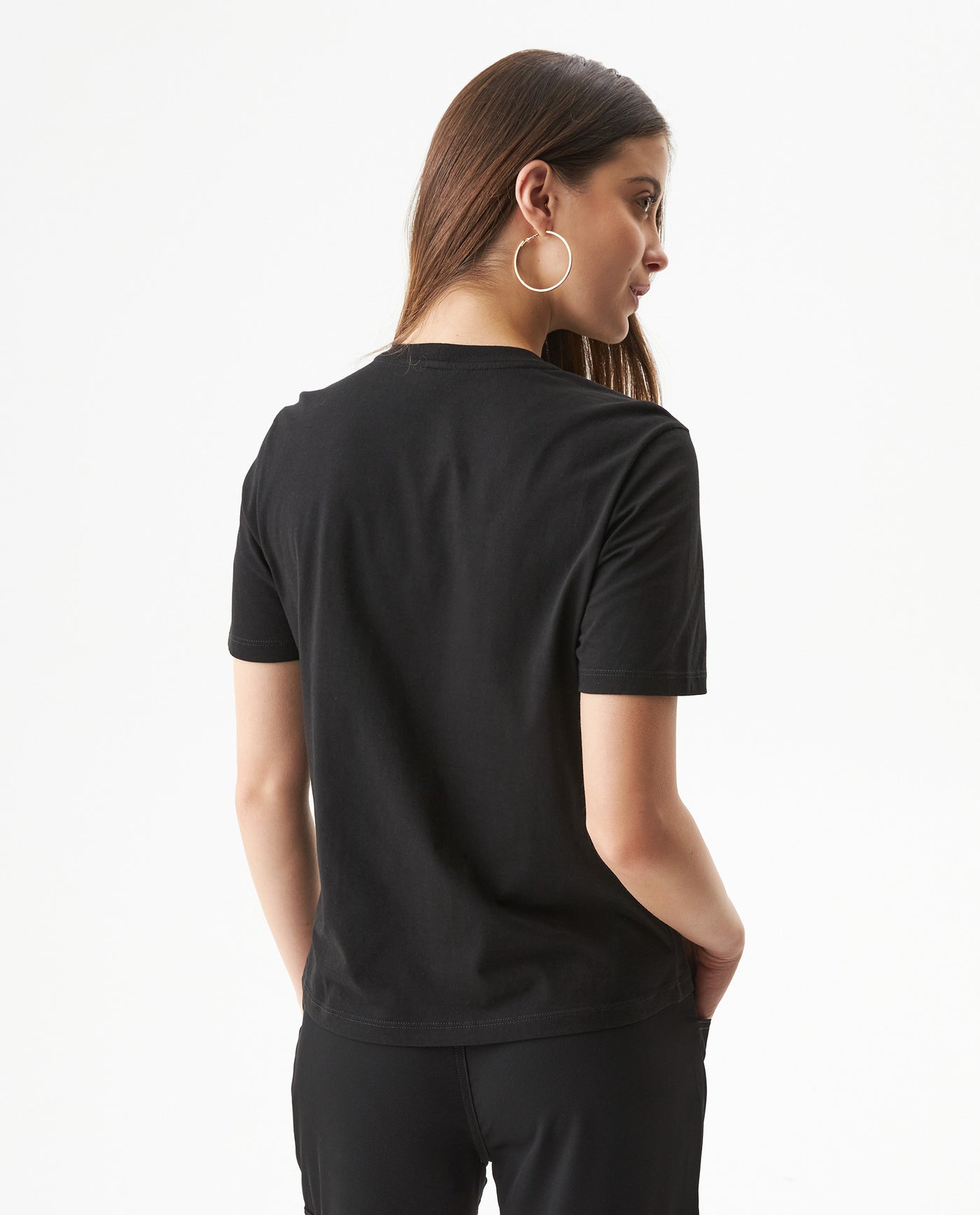 Women's Short Sleeve T-Shirt - Black 709G009 - 5