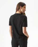 Women's Short Sleeve T-Shirt - Black 709G009 - 5