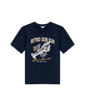 Women's Caviar Effect Print Slim Fit T-shirt in Cotton, Moorings 709G010 - 2