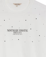 Women's Statement Stone Slim Fit T-shirt in Cotton, Celebration 709G011 - 7