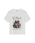 Women's Oversized Stone Detail T-shirt in Cotton, Gala 709G012 - 2