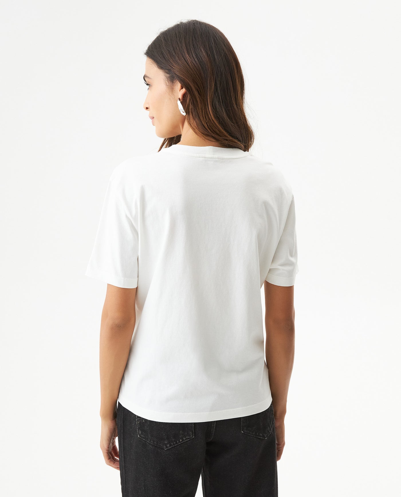 Women's Oversized Stone Detail T-shirt in Cotton, Gala 709G012 - 5
