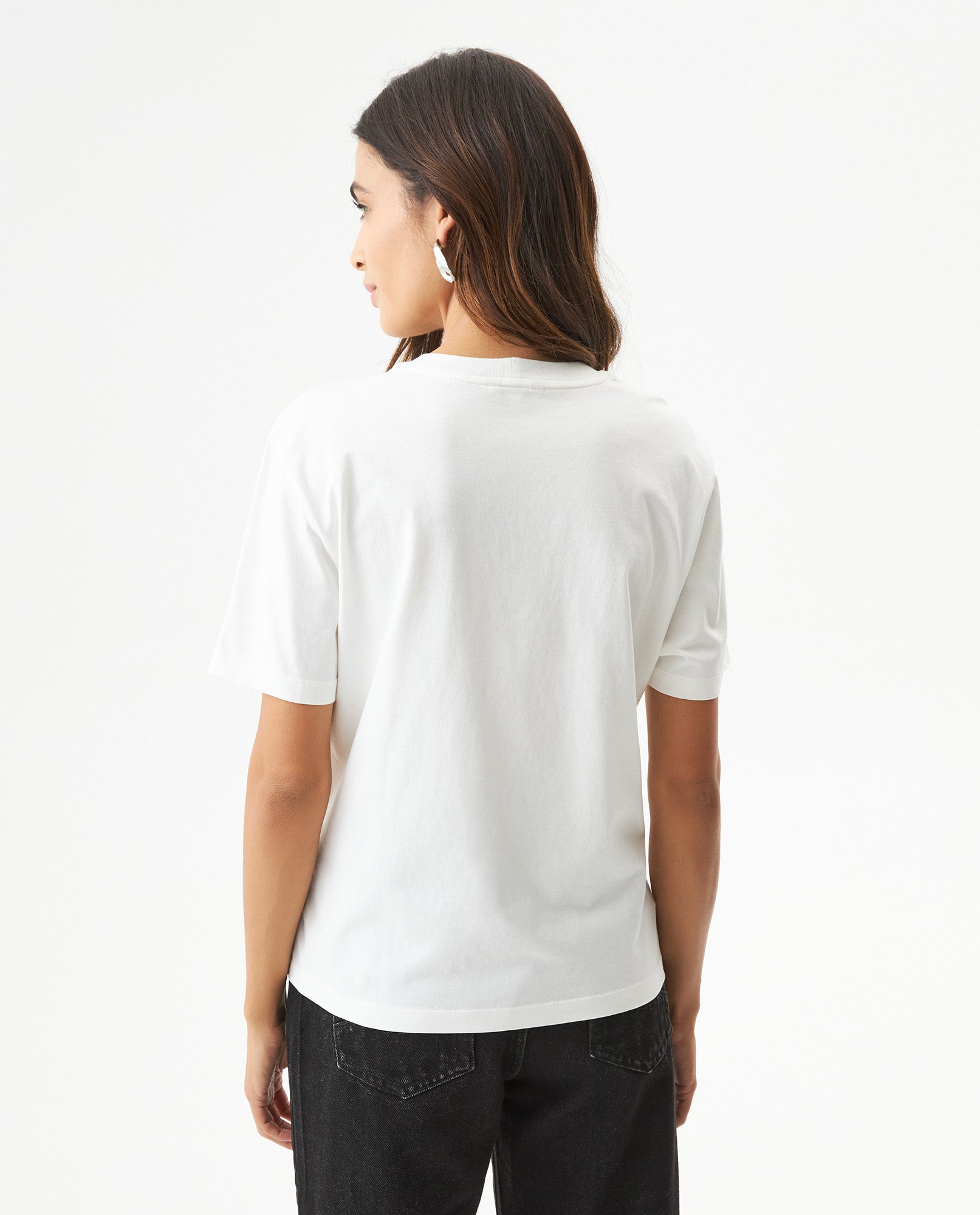 Women's Oversized Stone Detail T-shirt in Cotton, Gala 709G012 - 5