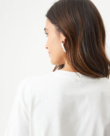 Women's Oversized Stone Detail T-shirt in Cotton, Gala 709G012 - 6
