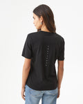 Women's T-Shirt Short Sleeve - Black 709G014 - 5