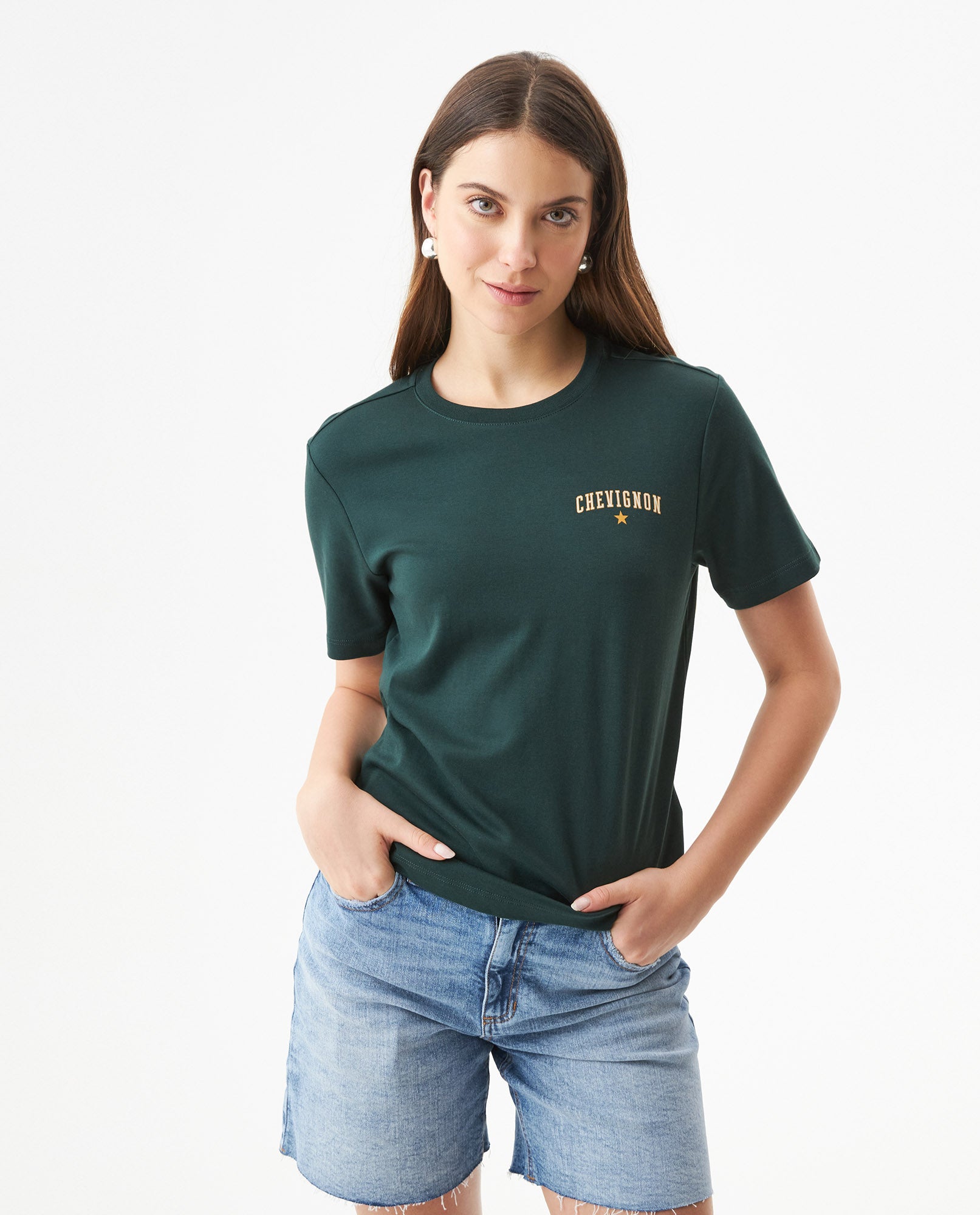 Women's Short Sleeve T-shirt - Green - 2