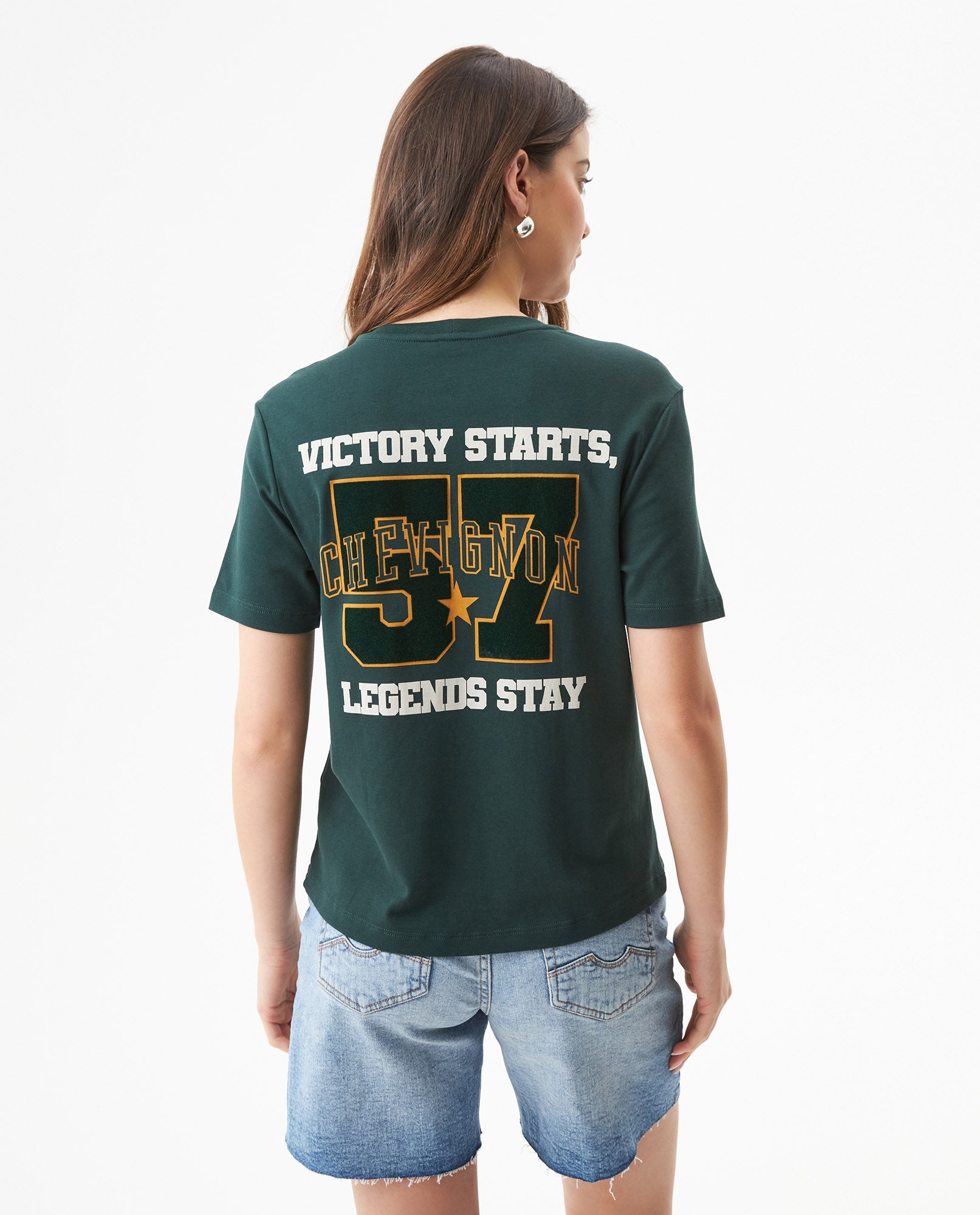 Women's Short Sleeve T-shirt - Green - 5