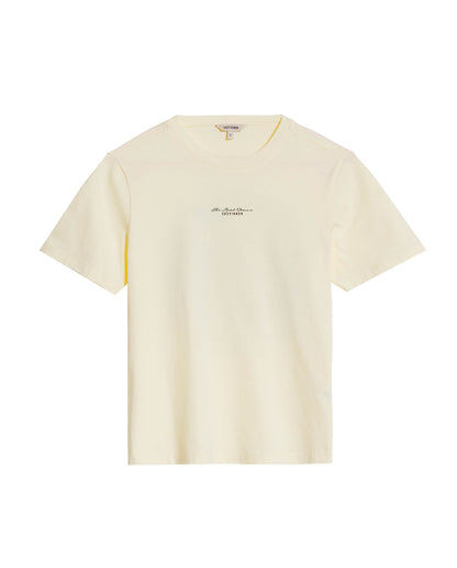 Women's Short Sleeve T-shirt - Yellow - 1