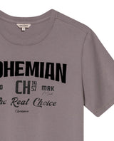 Women's Radiant Flock Detail Slim Fit T-shirt in Cotton 709G018 - 7
