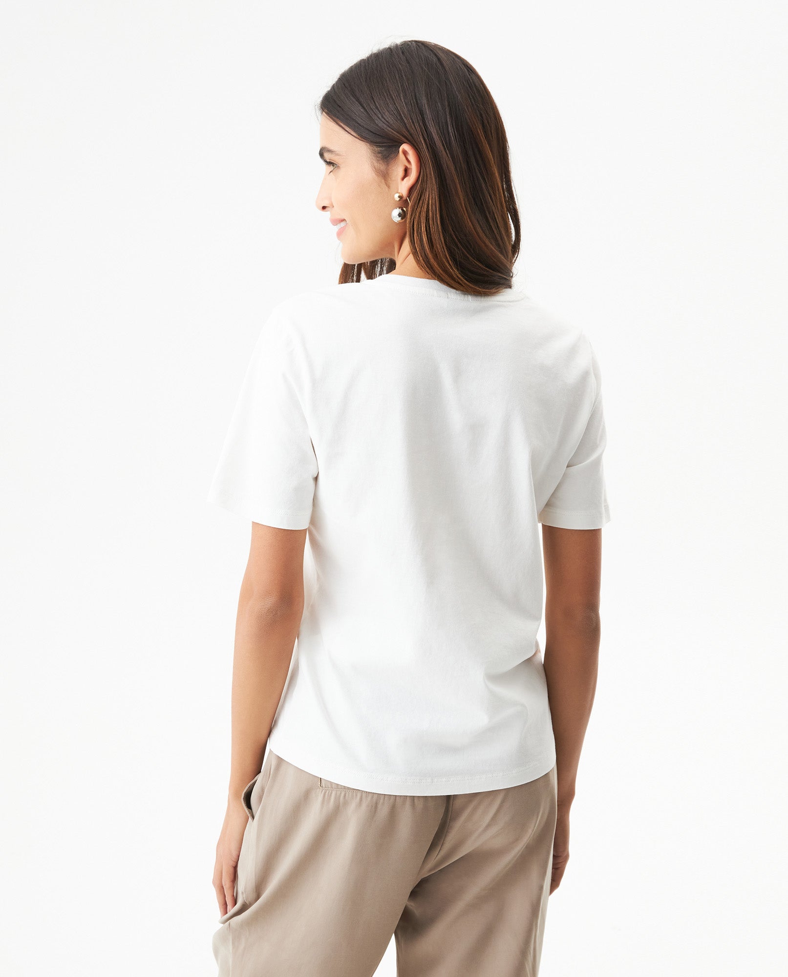 Women's Foil Accent T-shirt Slim Fit in Cotton 709G020 - 5