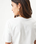 Women's Foil Accent T-shirt Slim Fit in Cotton 709G020 - 6