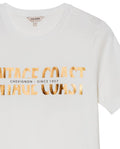 Women's Foil Accent T-shirt Slim Fit in Cotton 709G020 - 7