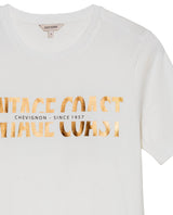 Women's Foil Accent T-shirt Slim Fit in Cotton 709G020 - 7
