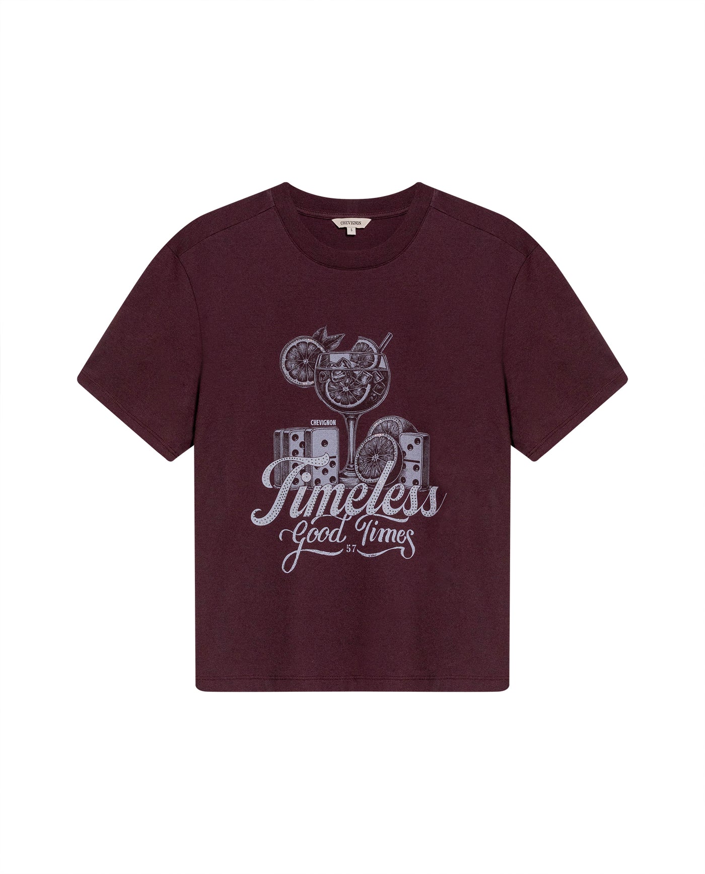 Women's T-Shirt, Short Sleeve Timeless - Purple 709G021 - 2