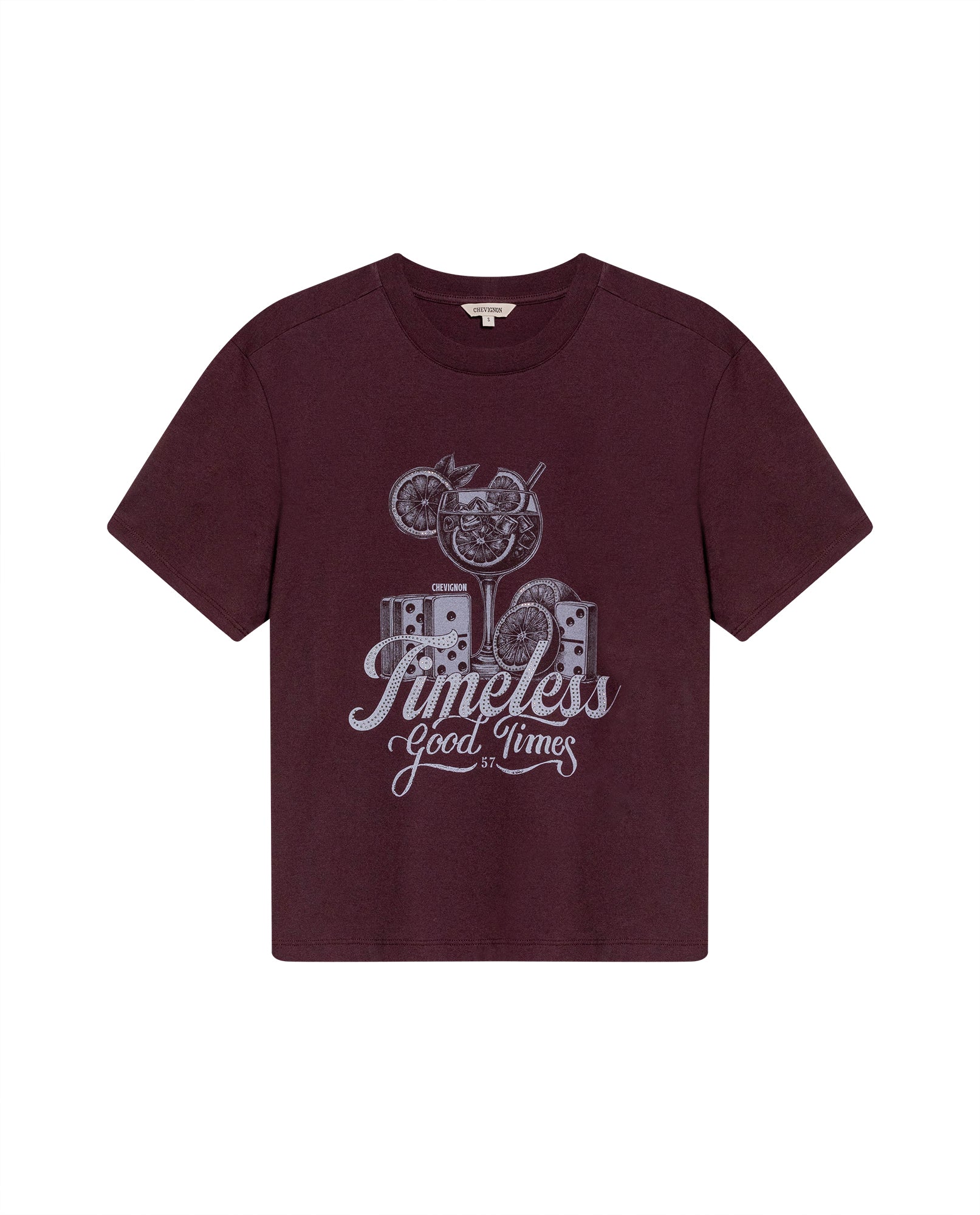 Women's T-Shirt, Short Sleeve Timeless - Purple 709G021 - 2