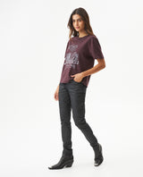 Women's T-Shirt, Short Sleeve Timeless - Purple 709G021 - 3