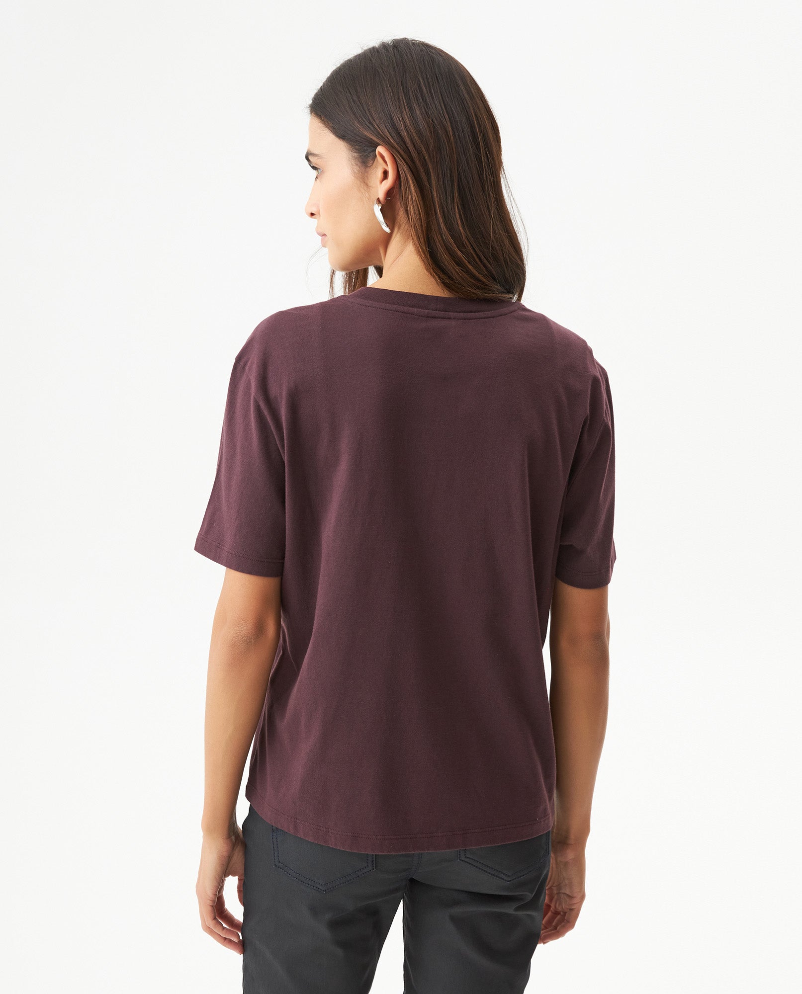 Women's T-Shirt, Short Sleeve Timeless - Purple 709G021 - 5