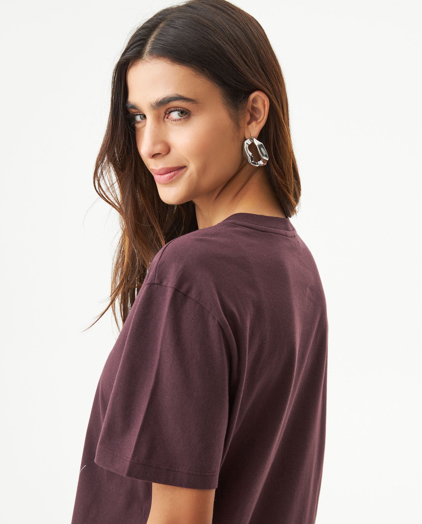 Women's T-Shirt, Short Sleeve Timeless - Purple 709G021 - 6