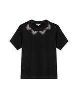Women's Stone Accent Slim Fit T-shirt in Cotton, Glow 709G022 - 2