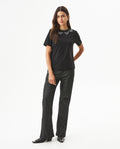 Women's Stone Accent Slim Fit T-shirt in Cotton, Glow 709G022 - 3