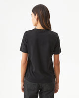 Women's Stone Accent Slim Fit T-shirt in Cotton, Glow 709G022 - 5