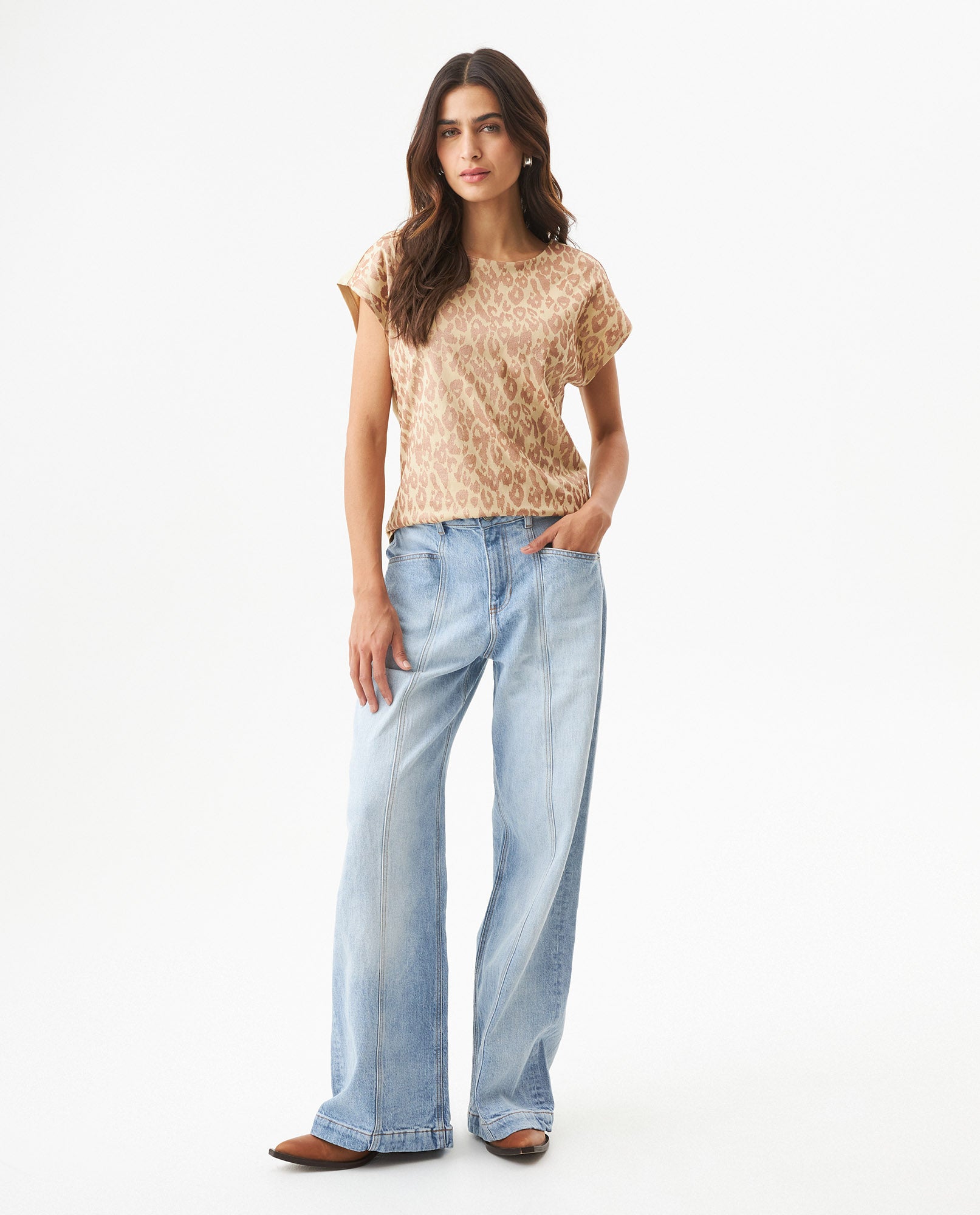 Women's Sleeveless Shirt - Beige - 3