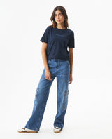 Women's Slim T-shirt in Cotton, Festivity 709G029 - 3