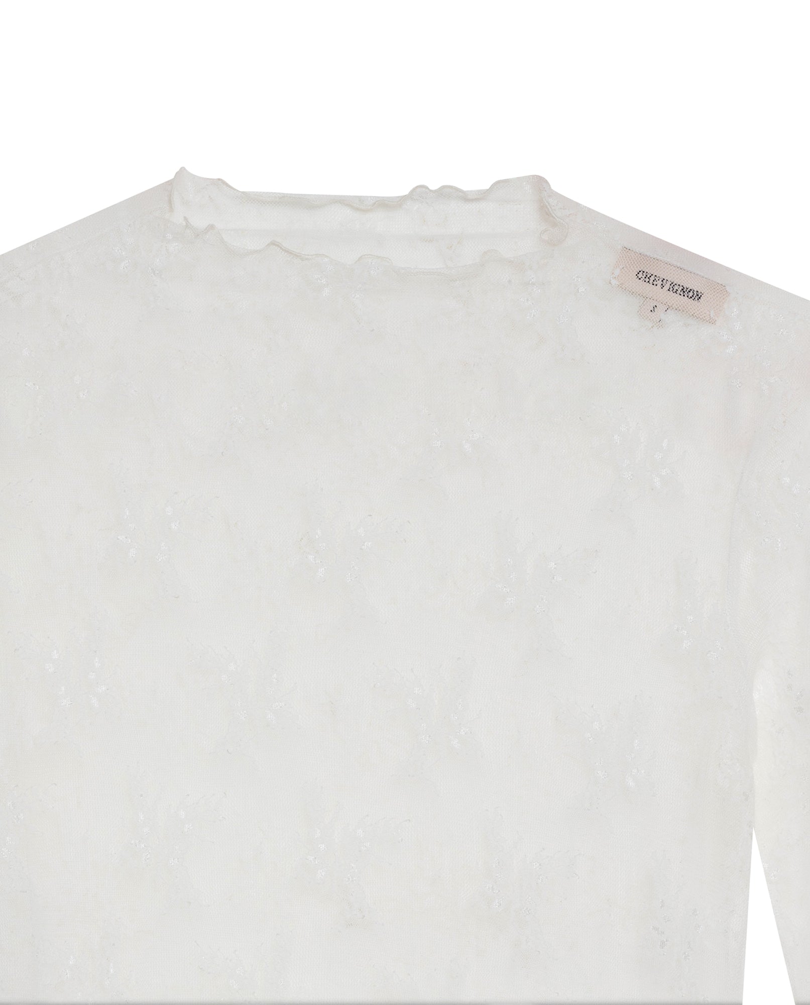 Women's High Neck Long Sleeve T-shirt Slim Fit in Nylon Stretch Blend 709G030 - 7