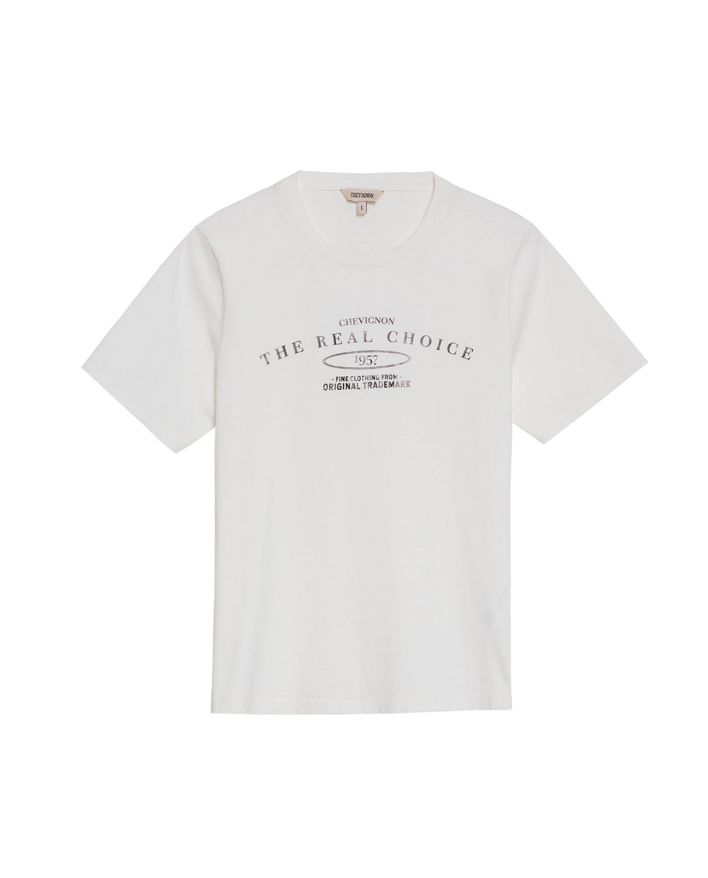 Women's Graphic Print Slim T-shirt in Cotton, Mariner 709G032 - 2