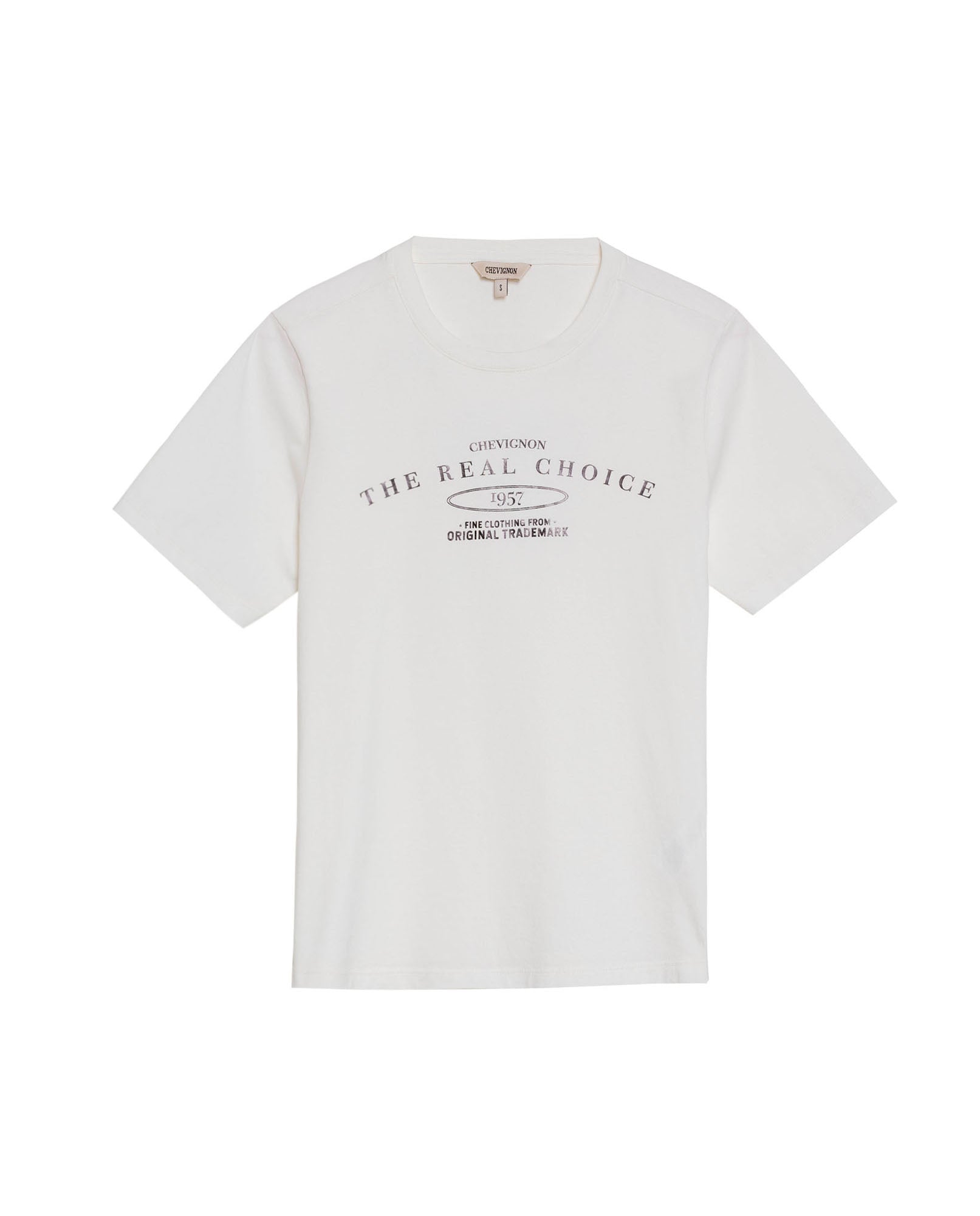 Women's Graphic Print Slim T-shirt in Cotton, Mariner 709G032 - 2