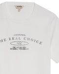 Women's Graphic Print Slim T-shirt in Cotton, Mariner 709G032 - 7