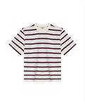 Women's Short Sleeve Striped T-Shirt - Raw 709G033 - 2